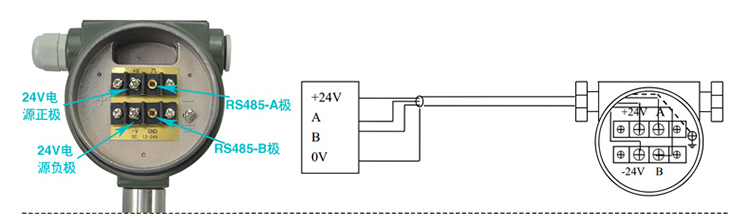 空氣流量計485通訊接線